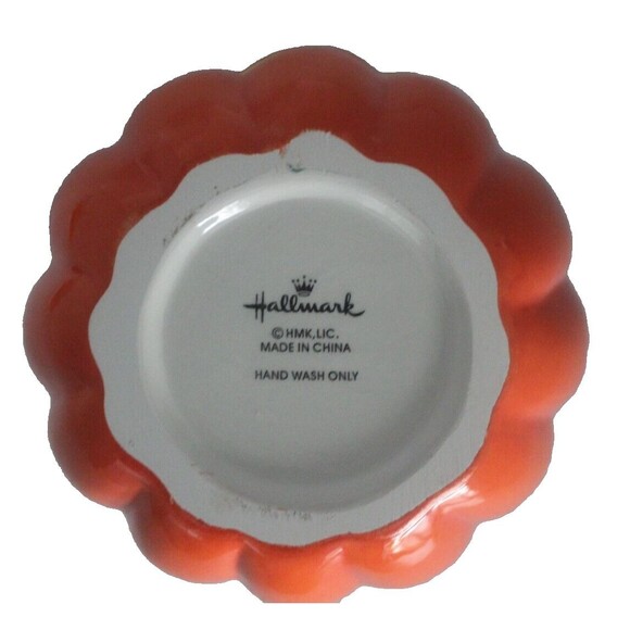 Hallmark Jack-O-Lantern Pumpkin Spider Candy Dish Cookie Jar Halloween Decor - Picture 7 of 7